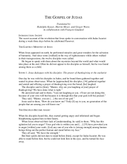 THE GOSPEL OF JUDAS