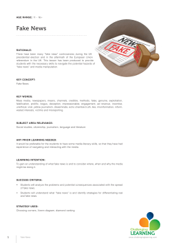 Fake News - Corwin Connect