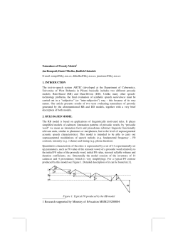 Naturalness of Prosody Models