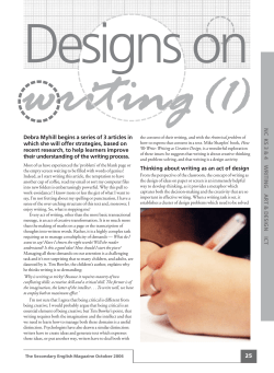 Designs on writing - The grammar teacher