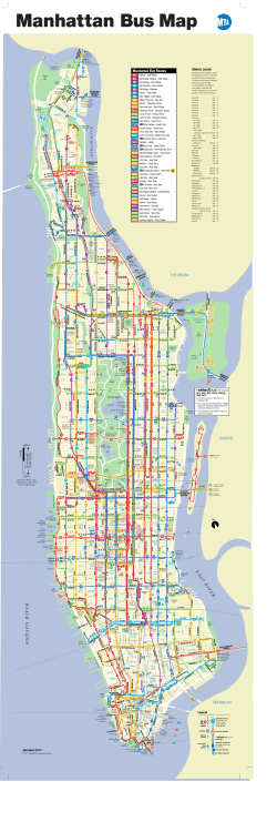Manhattan Bus Map