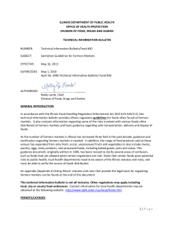 TIB 30 Farmers Markets