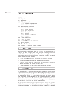 unit 26 marxism