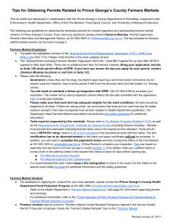 tip sheet - University of Maryland Extension