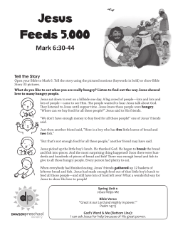Jesus Feeds 5,000