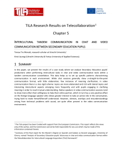 Chapter 5 - TILA Project