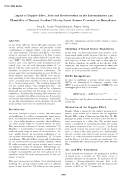 Impact of Doppler Effect, Echo and Reverberation on the