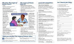 the LWVGR membership info brochure.