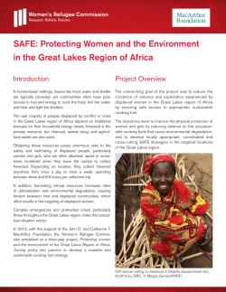 Protecting Women and the Environment in the Great Lakes Region