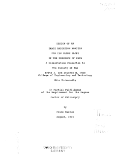 DESIGN OF AN IMAGE RADIATION MONITOR FOR ILS GLIDE
