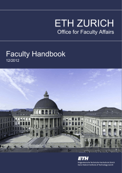 Faculty Handbook