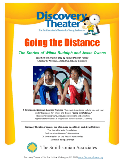 Learning Guide - the Discovery Theater!