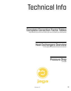 Complete Correction Factor Tables Pressure Drop Heat Exchangers