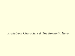 The Romantic Hero