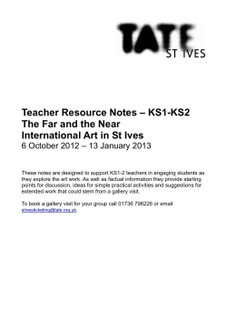 Teacher Resource Notes &ndash; KS1-KS2 The Far and the Near