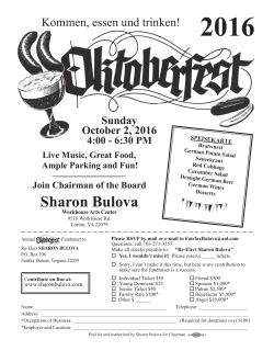 Information - Sharon Bulova