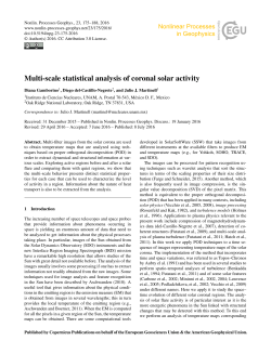 Multi-scale statistical analysis of coronal solar activity