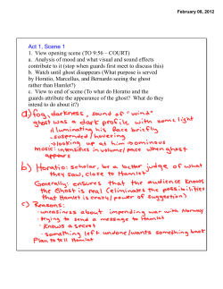 Act 1, Scene 1 1. View opening scene (TO 9:56 &ndash; COURT) a