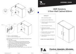 42677_HMR 600mm 2 Door Wall Ass Inst - TP05-147