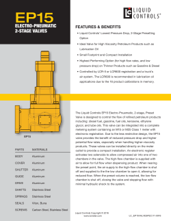 EP15 Valve Spec Sheet