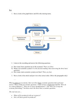 Key 1. Have a look at the graph below and fill in the missing items. 2