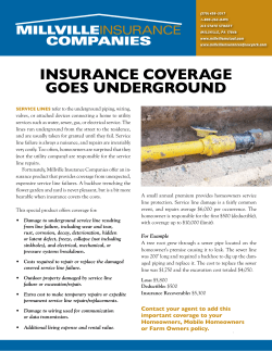 Insurance coverage goes underground
