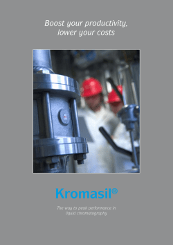 Boost Your Productivity, Lower Your Costs with - Sigma