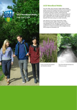 UCD Woodland Walks Map and Guide