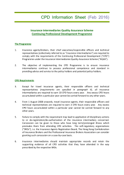 CPD Information Sheet