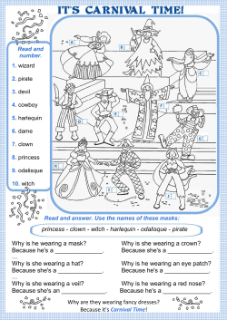 princess - clown - witch - harlequin - odalisque