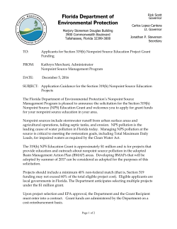 Section 319(h) Education Grant Application Guidance with