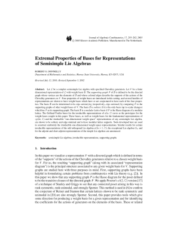 Extremal Properties of Bases for Representations of Semisimple Lie