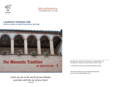 The Monastic Tradition