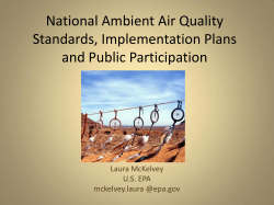National Ambient Air Quality Standards