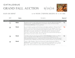 the auction catalog! - United Methodist Church Lake Ronkonkoma