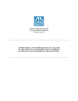 international and comparative law analysis of the right to and