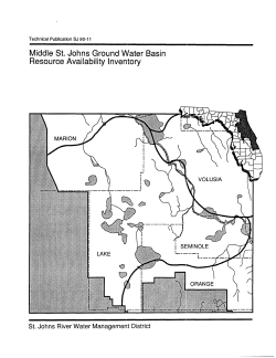 document 3.3 mb - St. Johns River Water Management