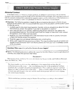 dbq fall of rome - The Bronx High School of Science