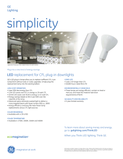 LED Replacement for CFL Plug-Ins