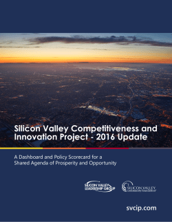 Silicon Valley Competitiveness and Innovation Project