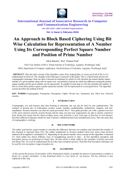 An Approach to Block Based Ciphering Using Bit Wise