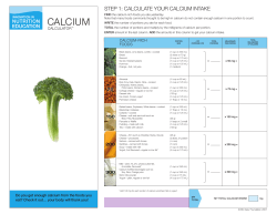 Calcium Calculator