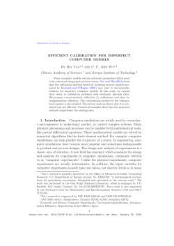 Efficient Calibration for Imperfect Computer Models