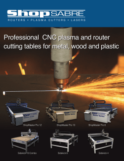 Professional CNC plasma and router cutting tables for metal, wood