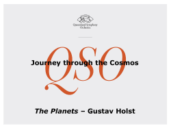 Journey through the Cosmos The Planets