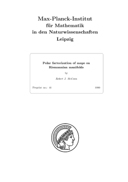 Polar factorization of maps on Riemannian manifolds