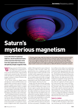 Saturn`s mysterious magnetism