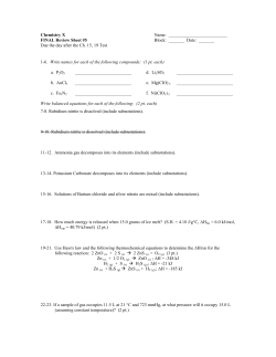 Chemistry X