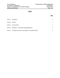 Section 07010 "Drop On" Glass Beads for