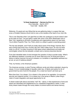 A Great Awakening - Citizen University